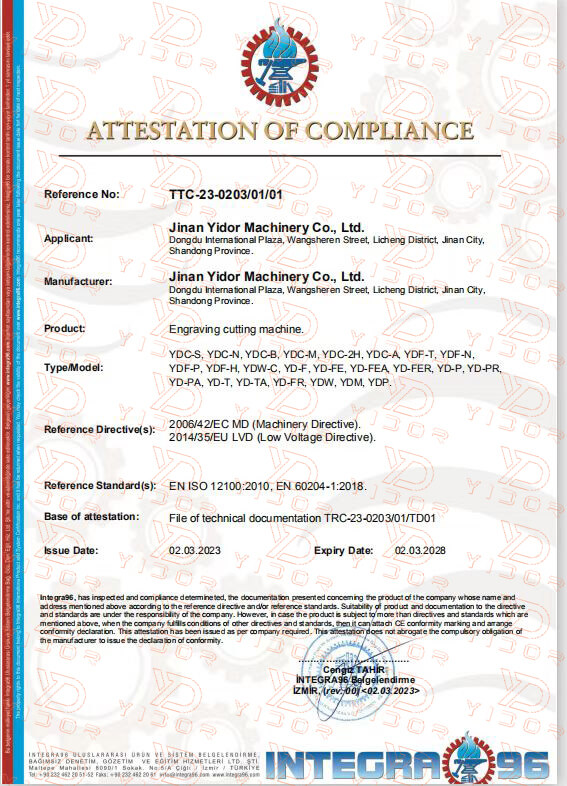 CE Certifiacte